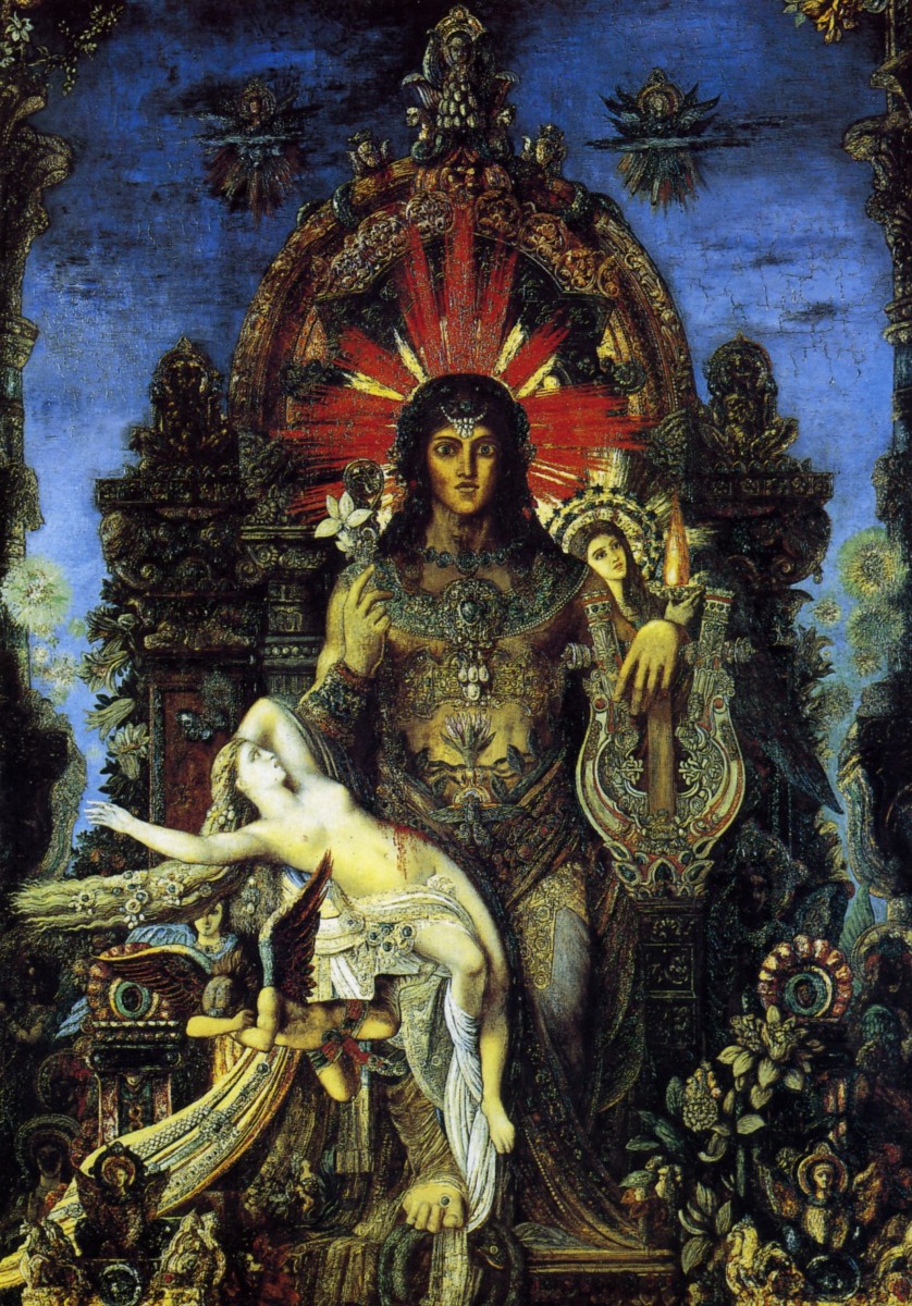 1894-1896 Gustave Moreau Jupiter et Semele, Detail Jupiter and Semele, Detail.jpg